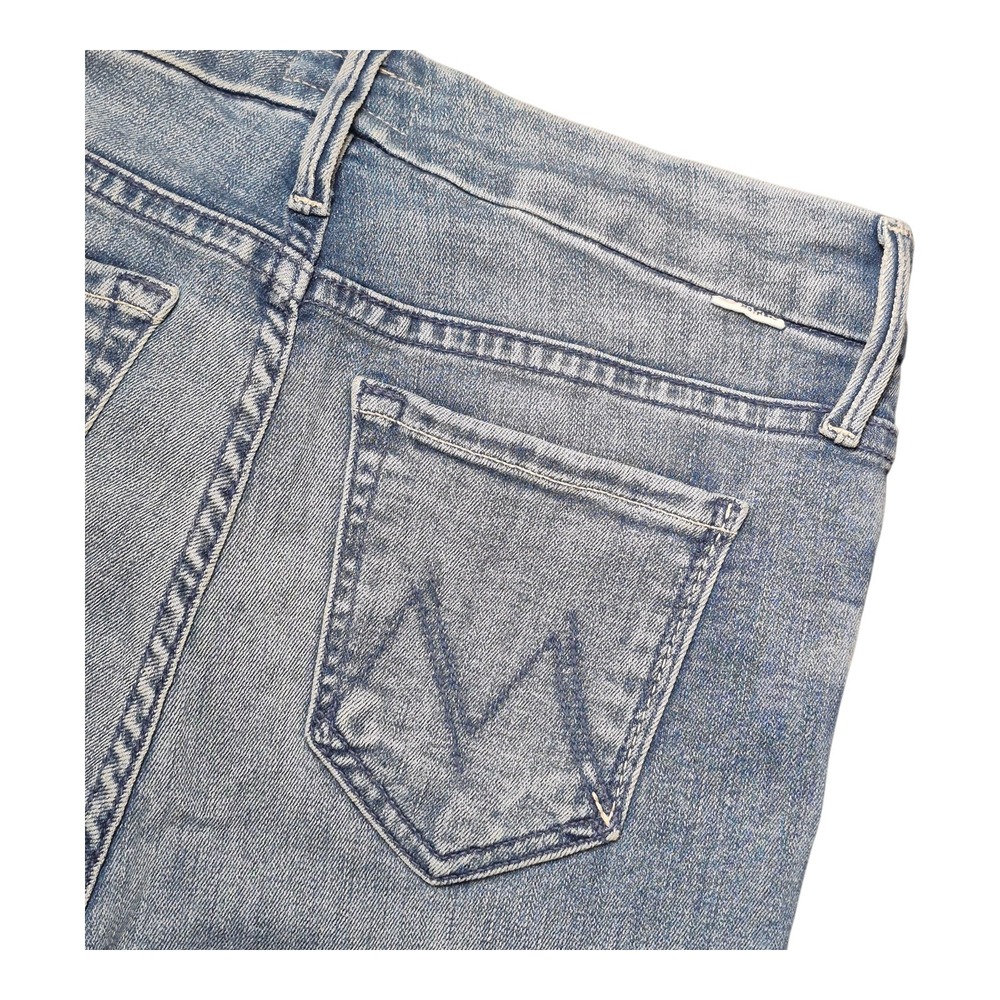 Mother Women's 25 Jeans‎ The Looker Ankle Skinny We The Animals Light Wash Denim